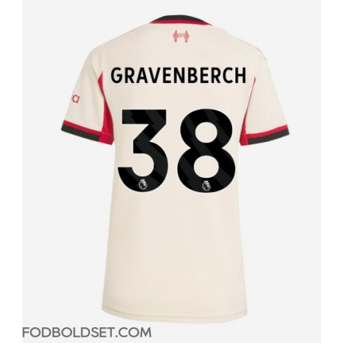 Liverpool Ryan Gravenberch #38 Udebanetrøje Dame 2025-26 Kortærmet